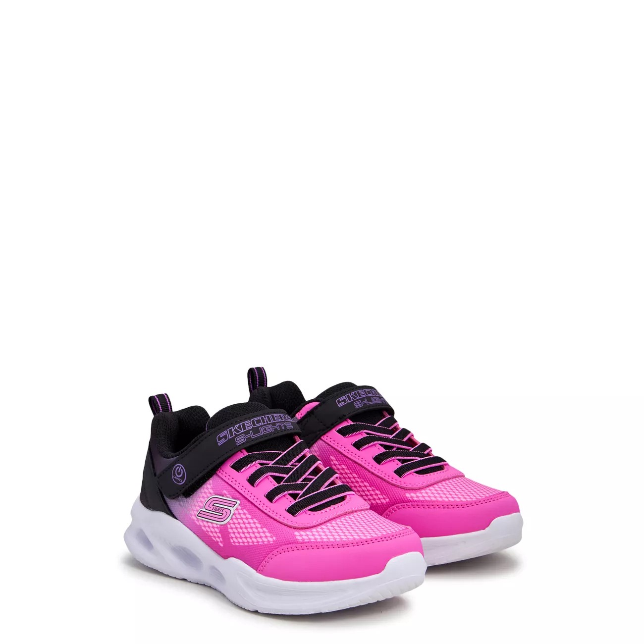 Youth Girls's S-Lights: Sola Glow - Ombre Deluxe Running Shoe