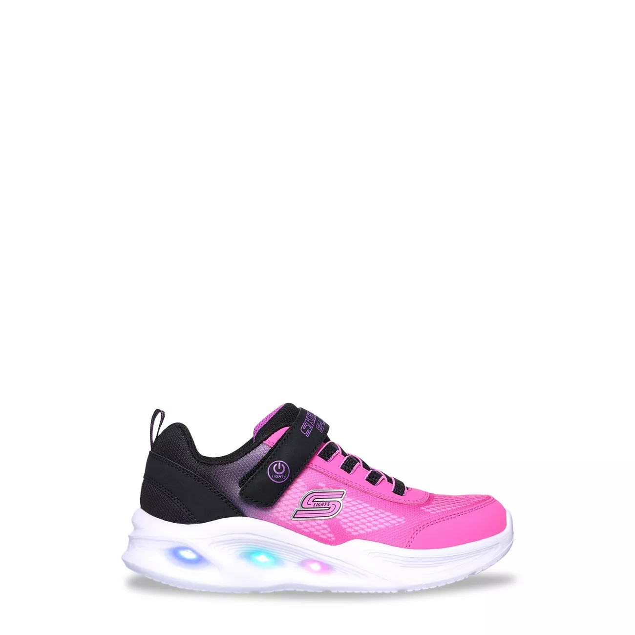 Youth Girls's S-Lights: Sola Glow - Ombre Deluxe Running Shoe