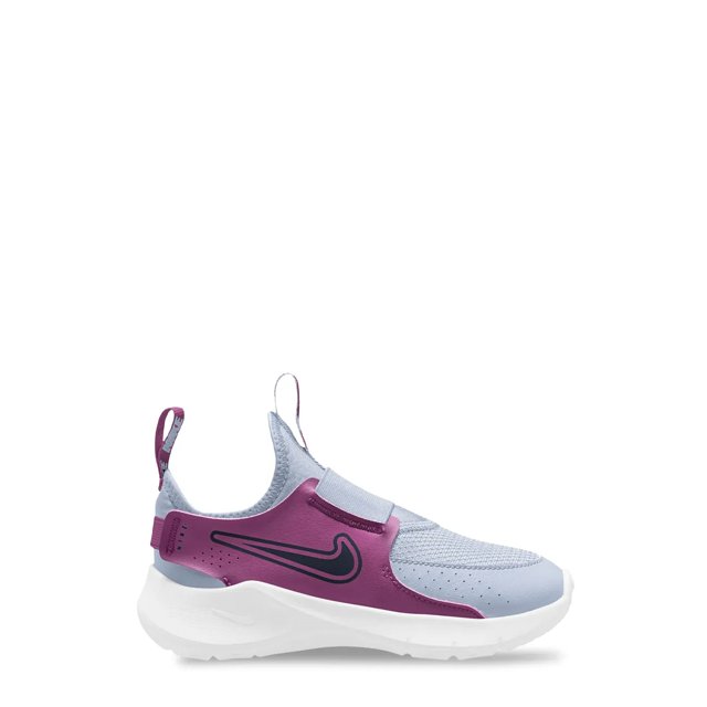 Nike Girls Flex Runner 3 Running Shoe in Football Grey Blue Hot Pink Size 12 Medium