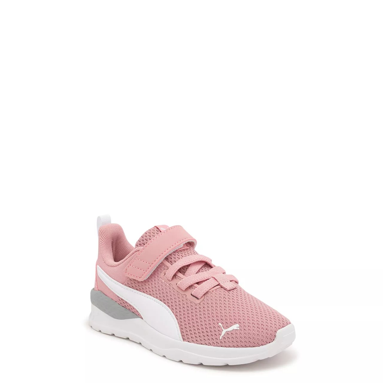 Givenchy Girls Metallic Pink Monogram Print Velcro Sneakers