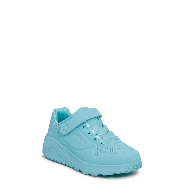 Skechers Girls Uno Lite Slip On Sneaker in Turquoise Size 12 Medium