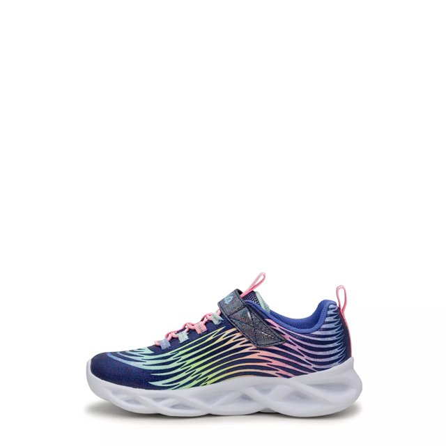 Skechers Youth Girls' S Lights Heart Lights Rainbow Lux Sneaker