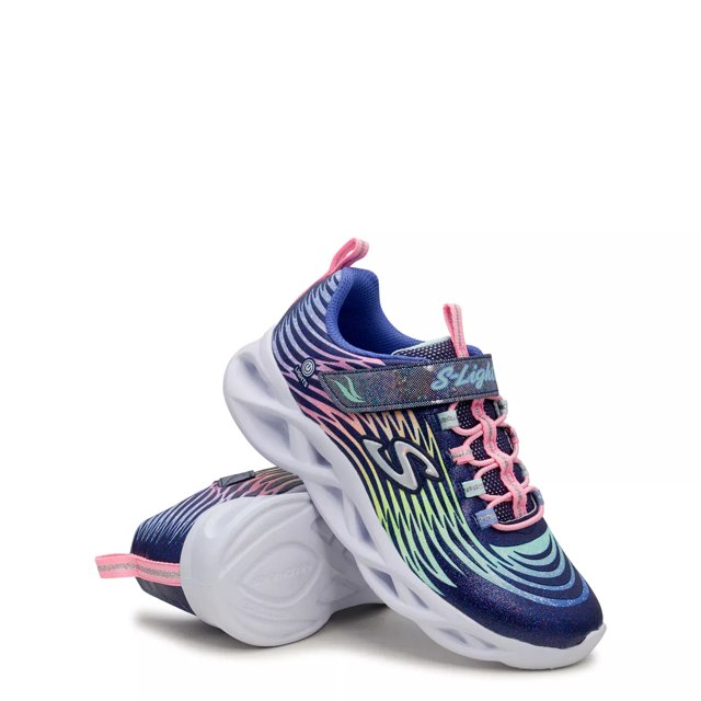 Skechers Youth Girls S Lights Heart Lights Rainbow Lux Sneaker