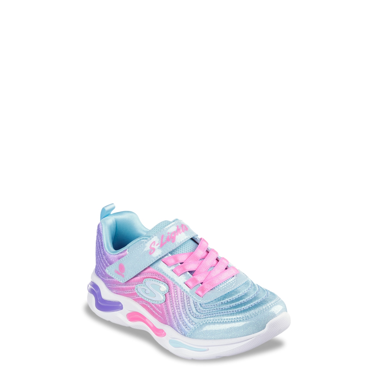 Youth Girls' S-Lights®: Wavy Beams - Ombre Express Sneaker