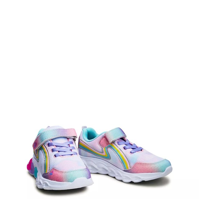 Girls rainbow nikes top