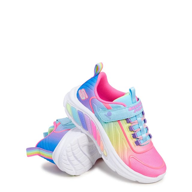 Girls rainbow skechers shop