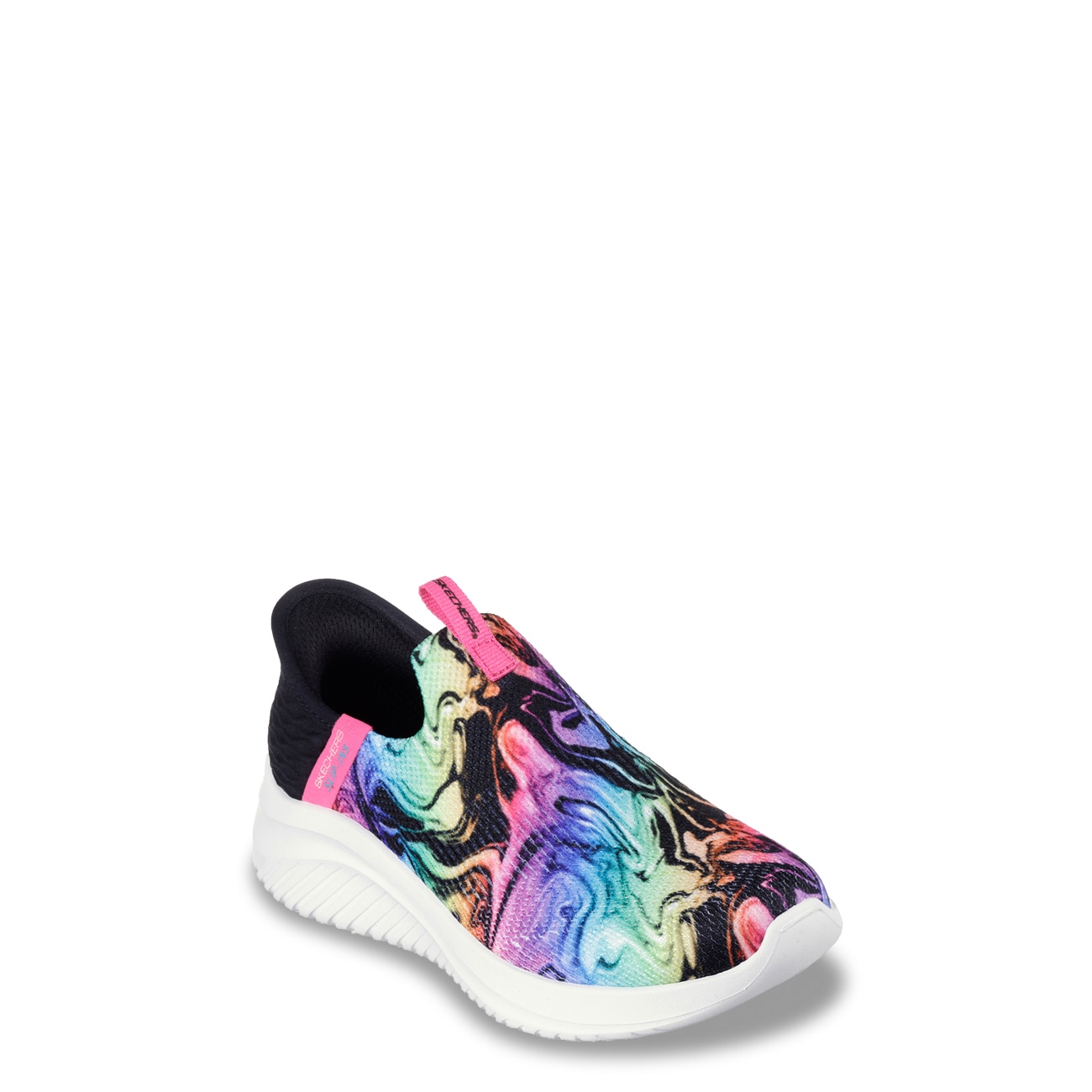 Youth Girls' Hands Free Slip-ins Ultra Flex 3.0 Cosmo Swirl Sneaker