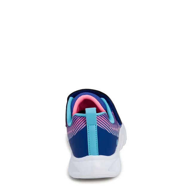 Skechers Girls Flicker Flash Running Shoe in Navy Blue Size 12 Medium