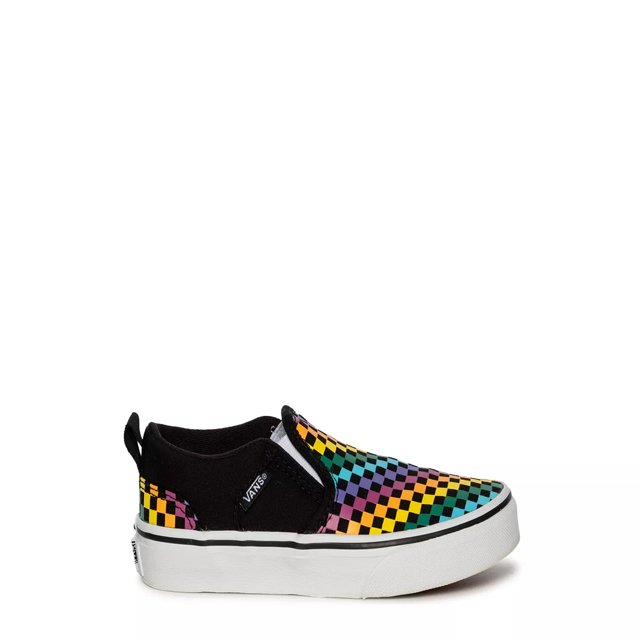 Girls check vans sale