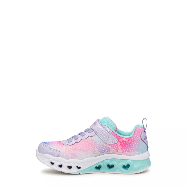 Skechers Youth Girls' Flutter Heart Lights - Simply Love Sneaker 