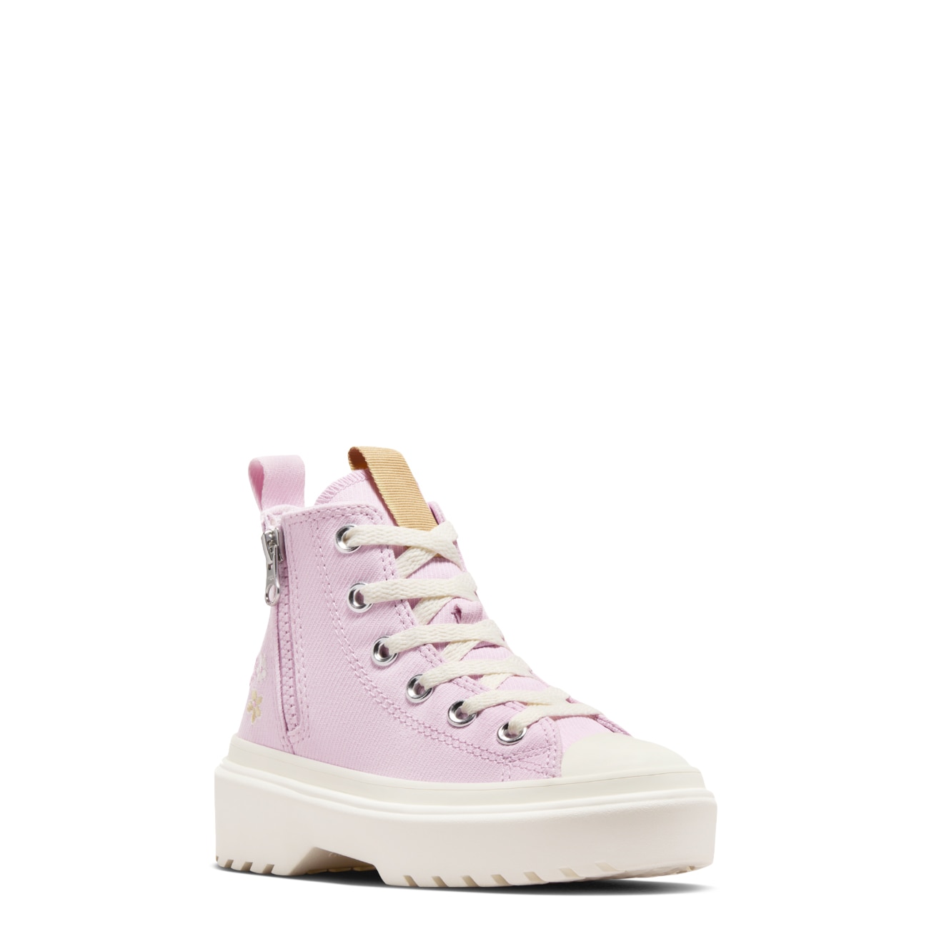 Youth Girls' Chuck Taylor All Star Lugged Lift Platform Flowers High Top Sneaker