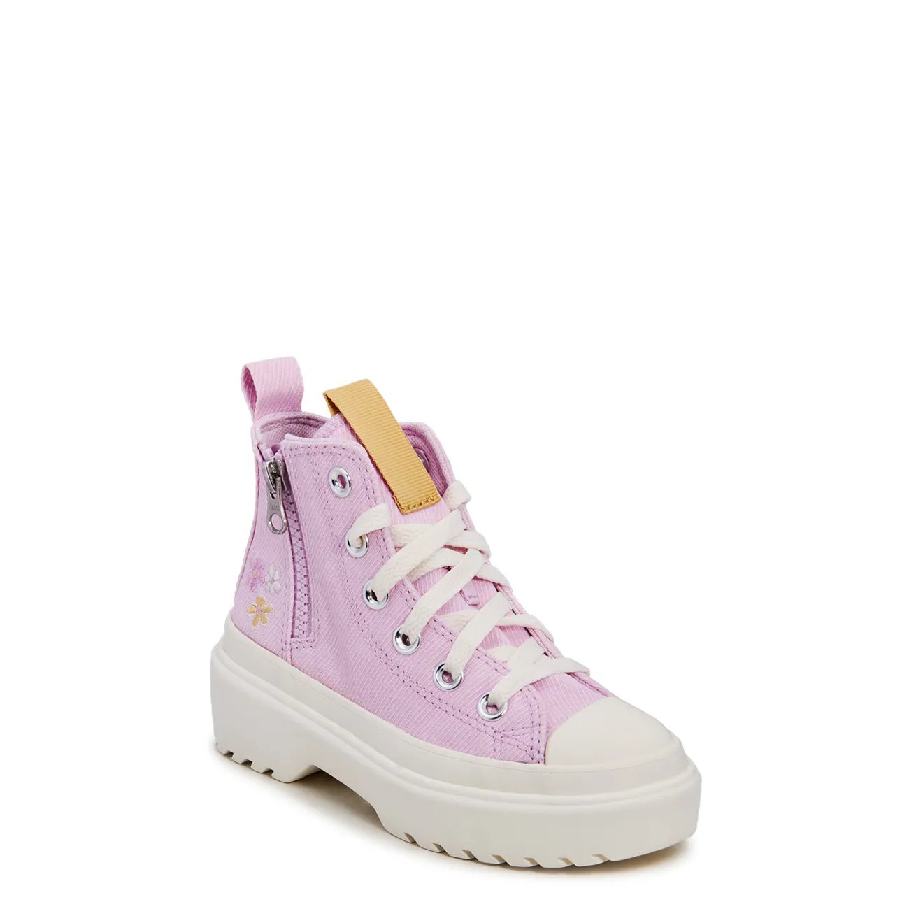 Youth Girls' Chuck Taylor All Star Lugged Lift Platform Flowers High Top Sneaker