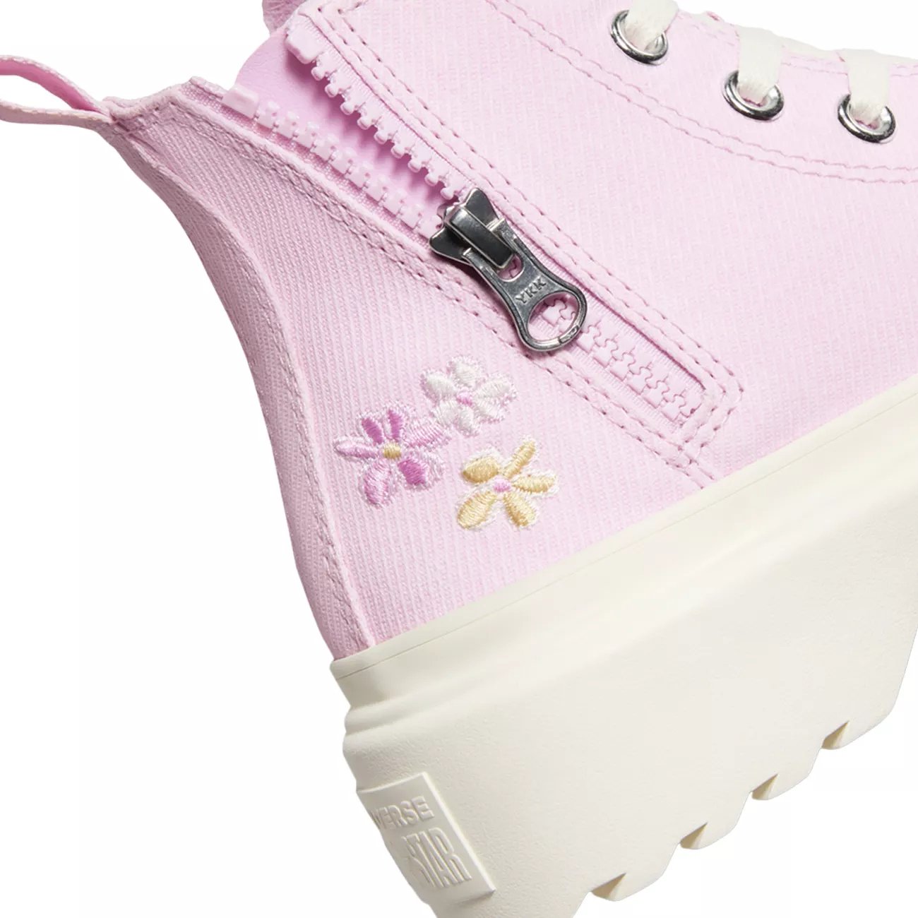 Youth Girls' Chuck Taylor All Star Lugged Lift Platform Flowers High Top Sneaker