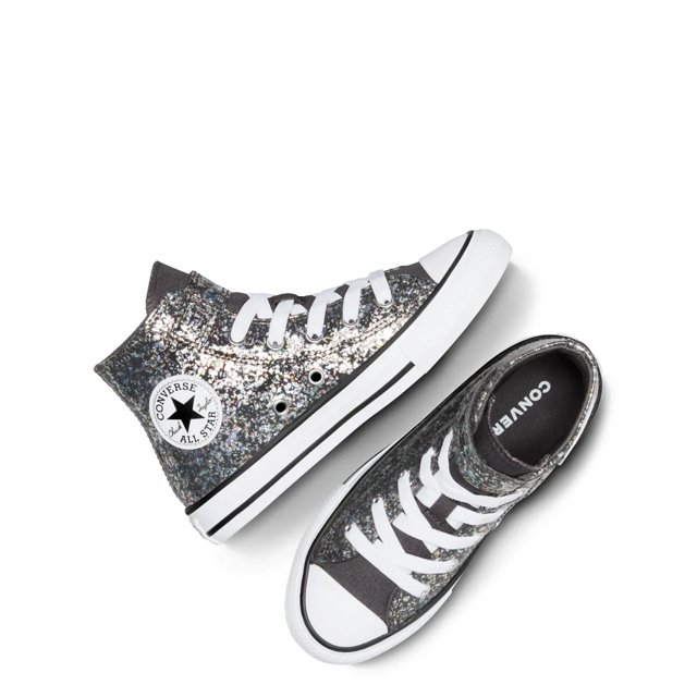Converse outh Girls Chuck Taylor All Star Glitter Easy On High Top Sneaker