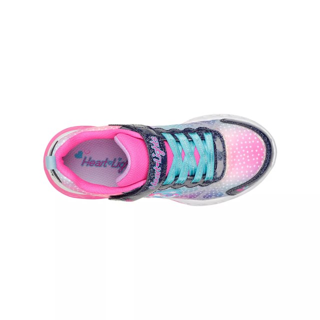 Skechers heart lights best sale shoes
