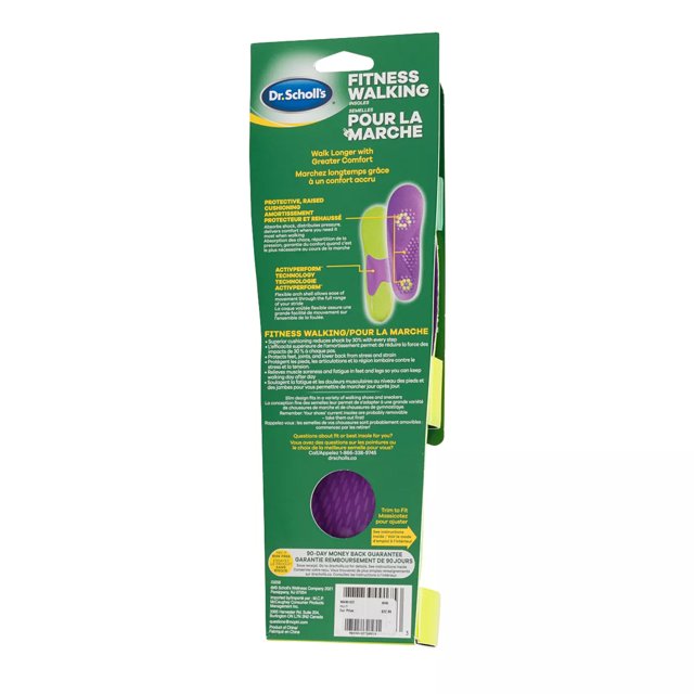 Dr Scholls Women s Fitness Walking Insoles The Shoe Company