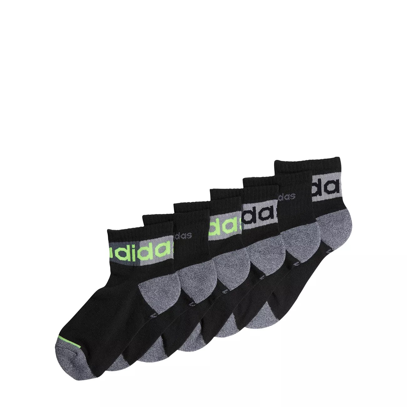 Youth Boys' 6-Pack Linear 2.0 Quarter Socks