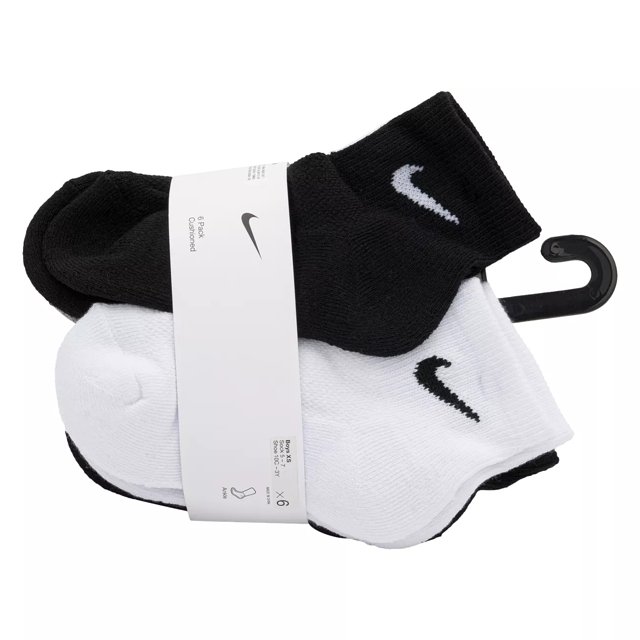 Nike Kids 6 Pack Mesh Cushioned Ankle Socks The Shoe Company
