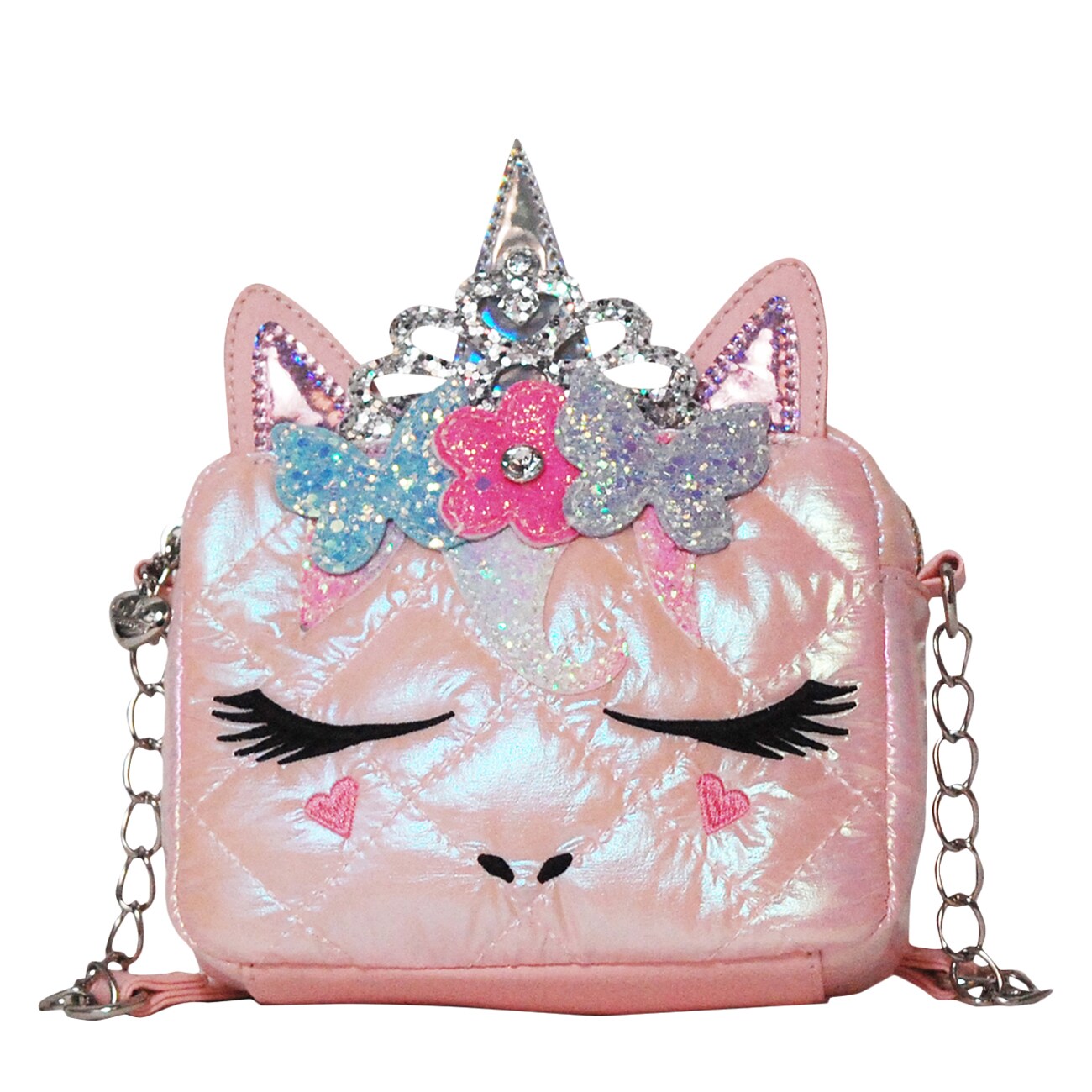 OMG Accessories Girls' Miss Gwen Flower Crown Crossbody Bag | The Shoe ...