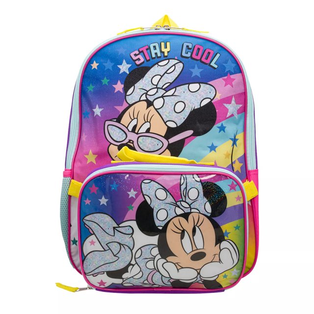 Minnie mouse backpack with lunch bag outlet