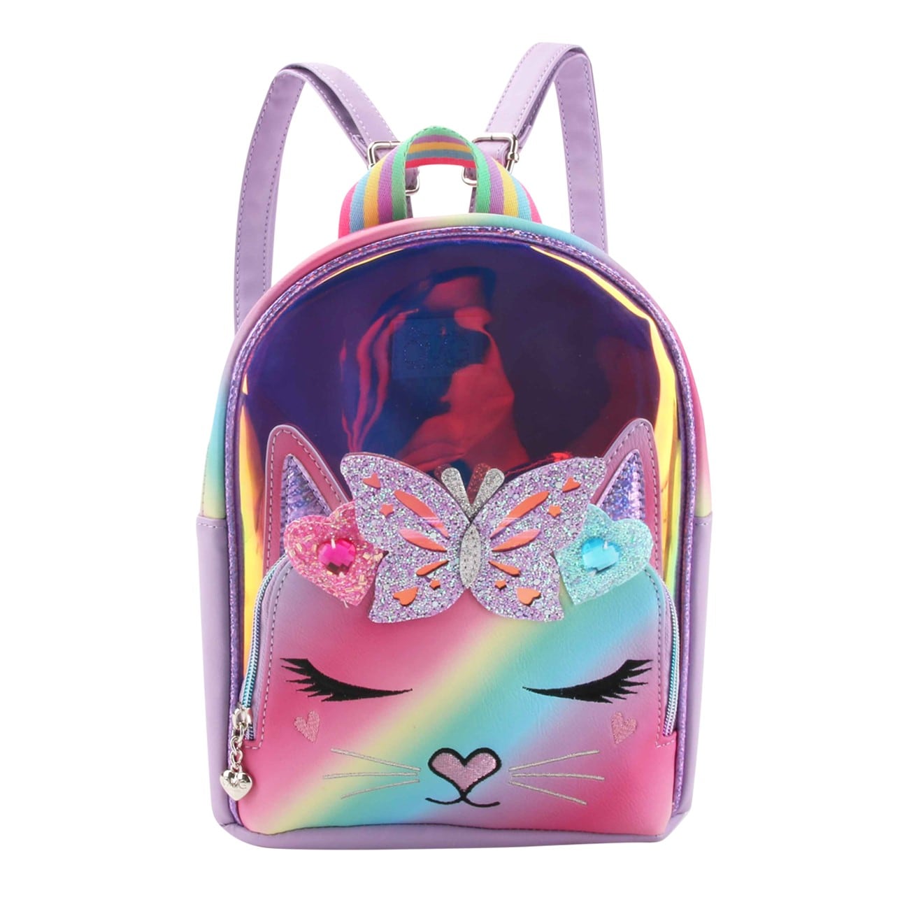 Kids' Bella Clear Rainbow Crown Mini Backpack