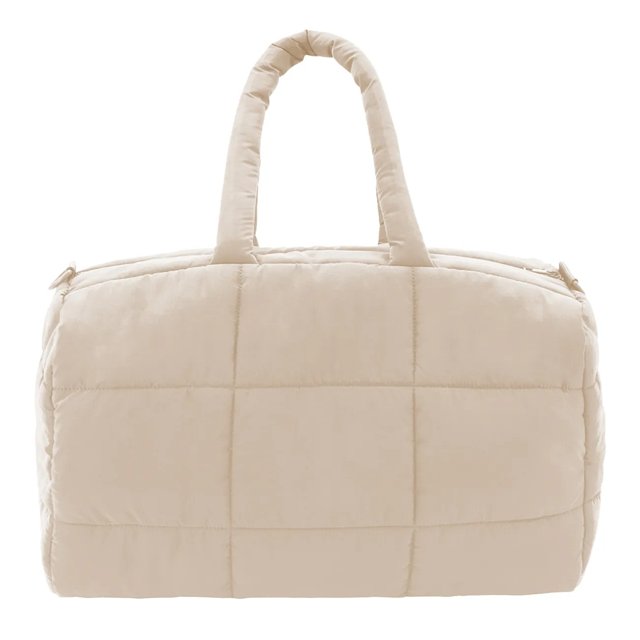 Mytagalongs Women s Cloud Duffle Bag in Creme Not Applicable
