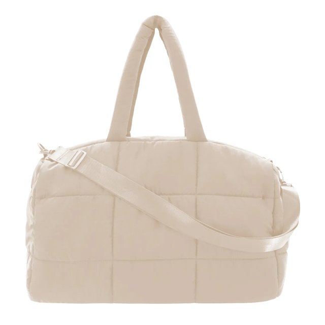 Mytagalongs Women s Cloud Duffle Bag in Creme Not Applicable