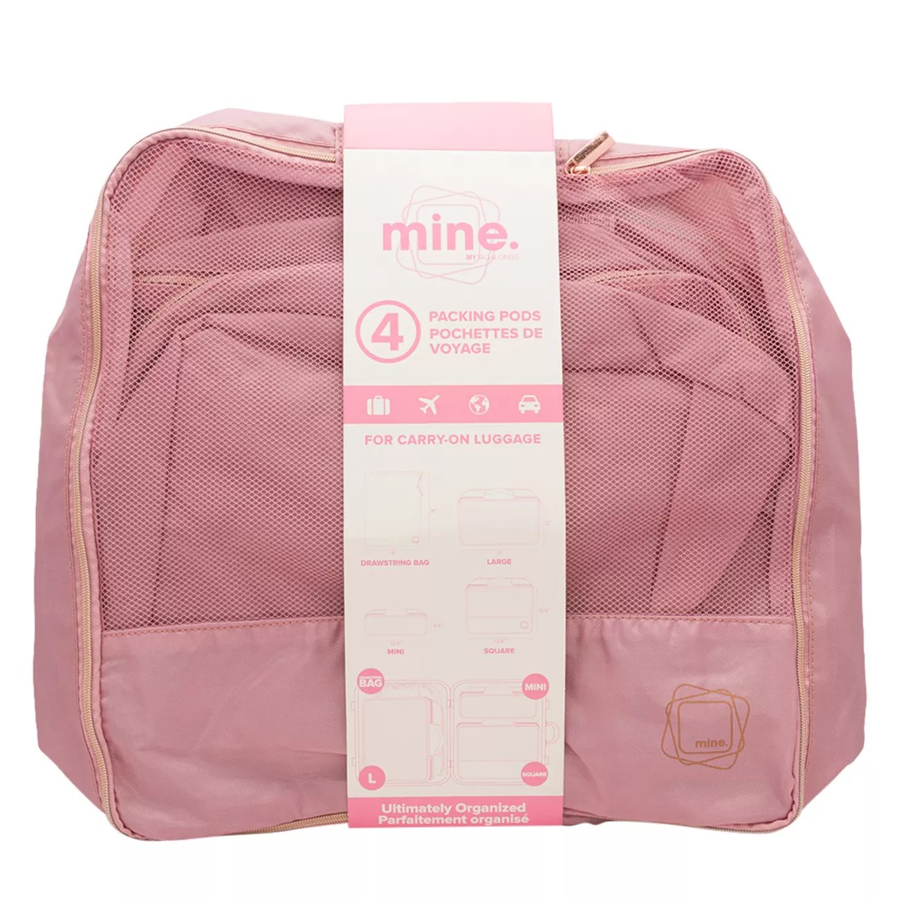 MYTAGALONGS Set Of 4 Packing Pods For CarryOn Luggage The Shoe Company