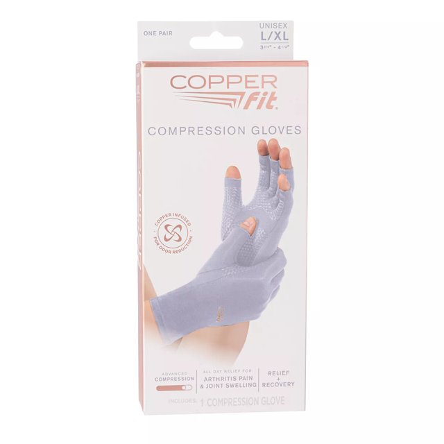 Copper Fit Paltrow Compression Gloves L/XL DSW Canada