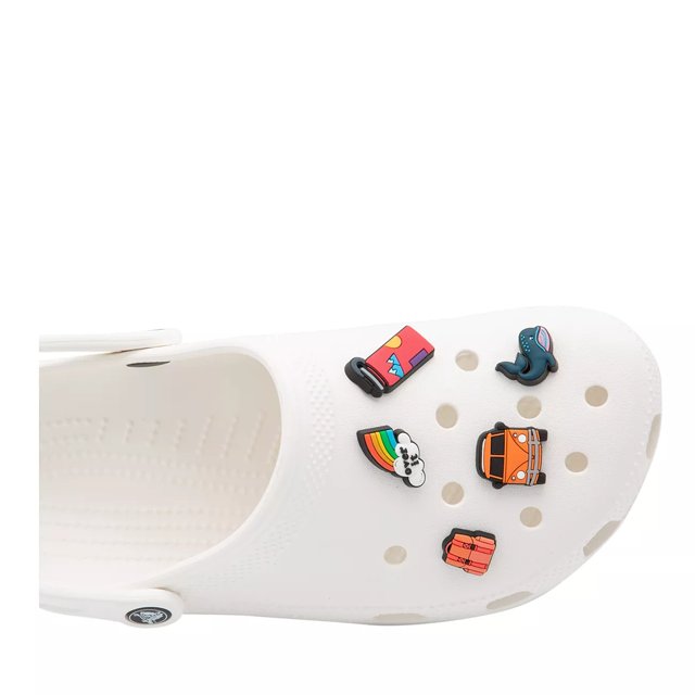 Crocs Happy Road Trip Jibbitz Charms 5 Pack The Shoe Company