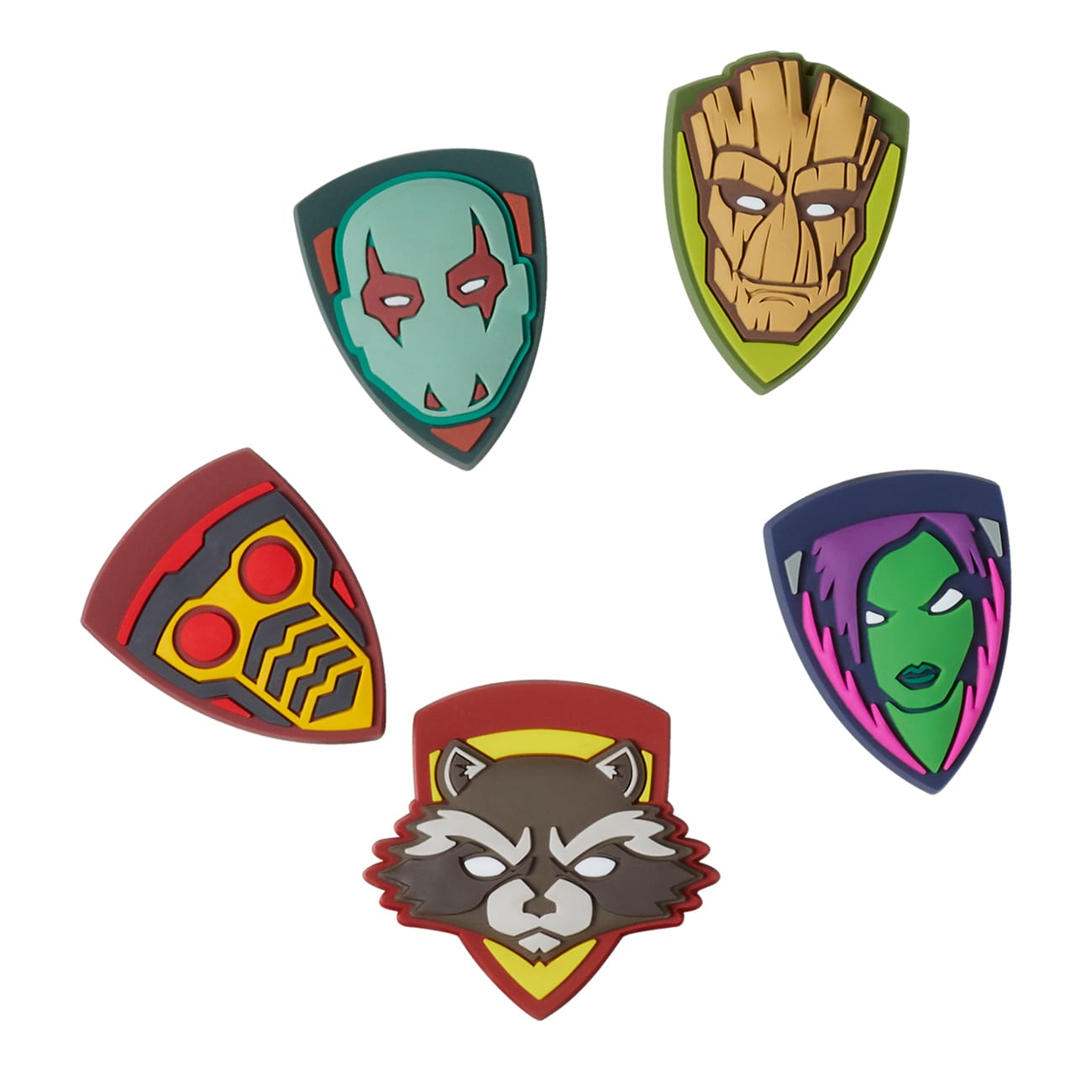 Guardians Of The Galaxy Jibbitz Charms - 5 Pack