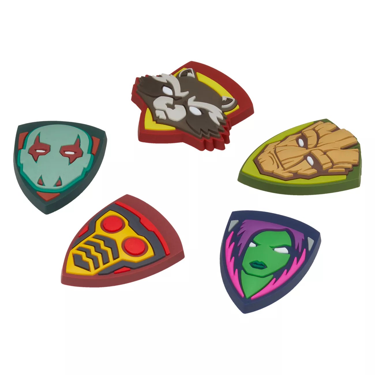 Guardians Of The Galaxy Jibbitz Charms - 5 Pack