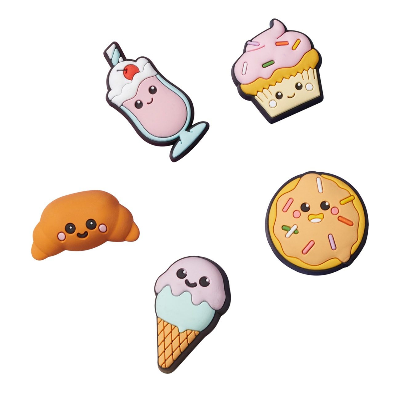 Pastry Shop Jibbitz Charms - 5 Pack