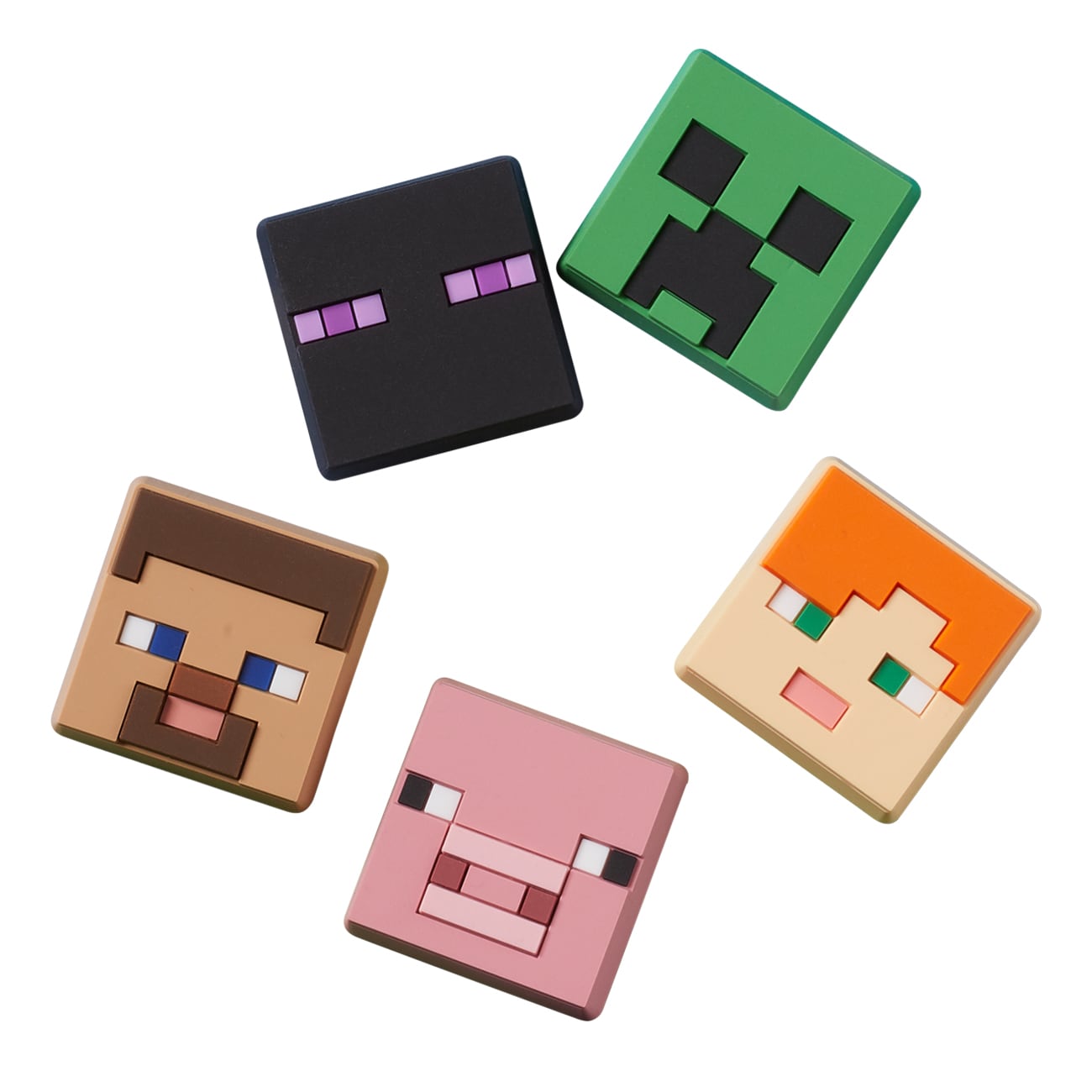 Minecraft Jibbitz Charms - 5 Pack