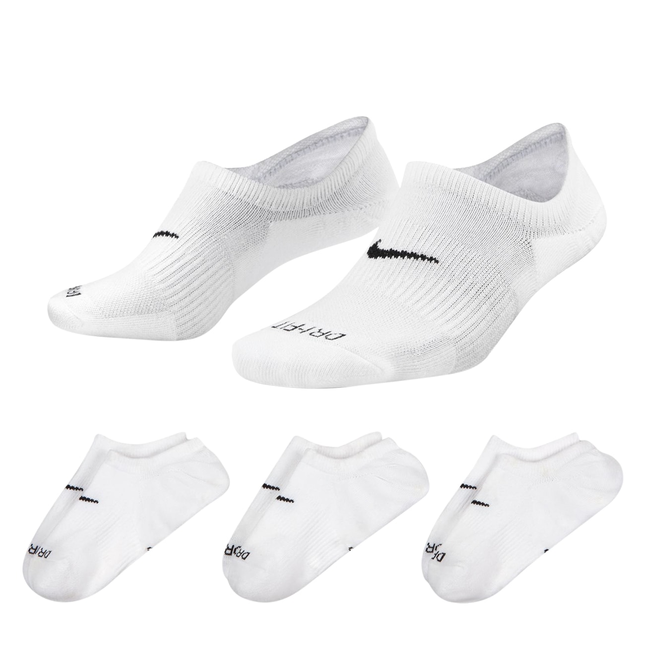 Women's 3-Pack Everyday Plus Cushioned No Show Socks