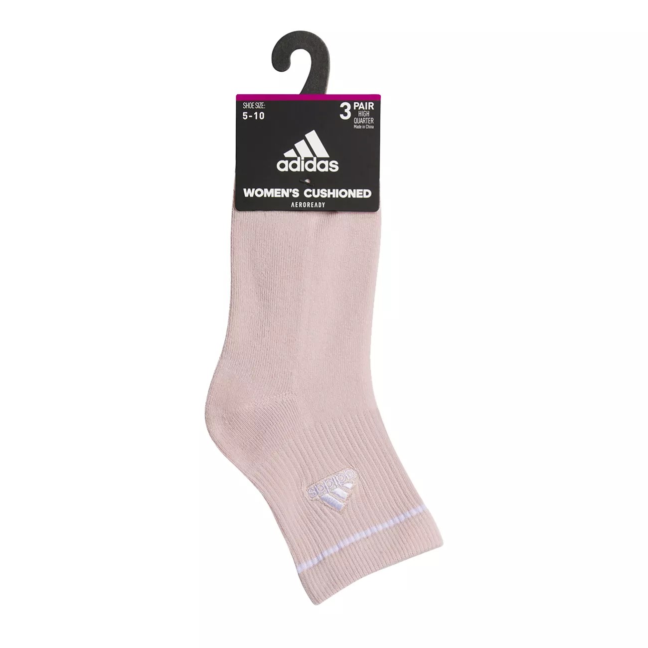 Women’s 3-Pack Cushioned High Quarter Socks