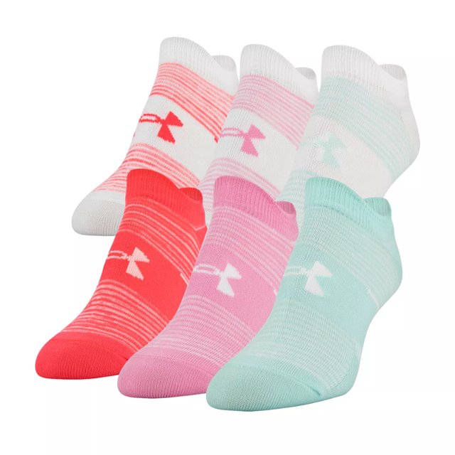 UNDER ARMOUR Women's UA Essentials No Show Socks 6 Pack DSW Canada