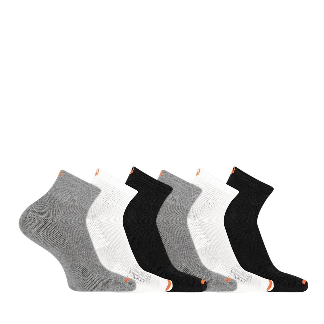 Women's Mid Weight Quarter Socks-6 Pack