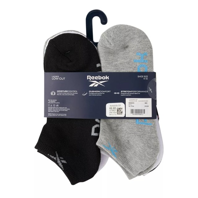 Reebok Basic Low-Cut Socks 6 Pairs