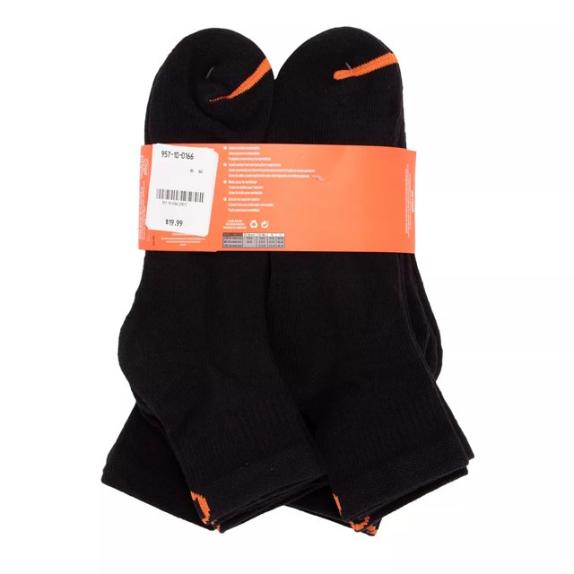 Nike cushioned quarter socks cheap