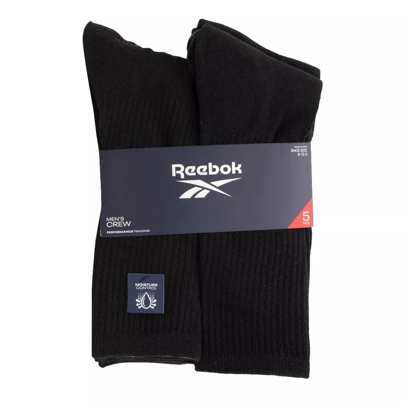 Reebok Men's 5pack Crew Performance Training Socks DSW Canada