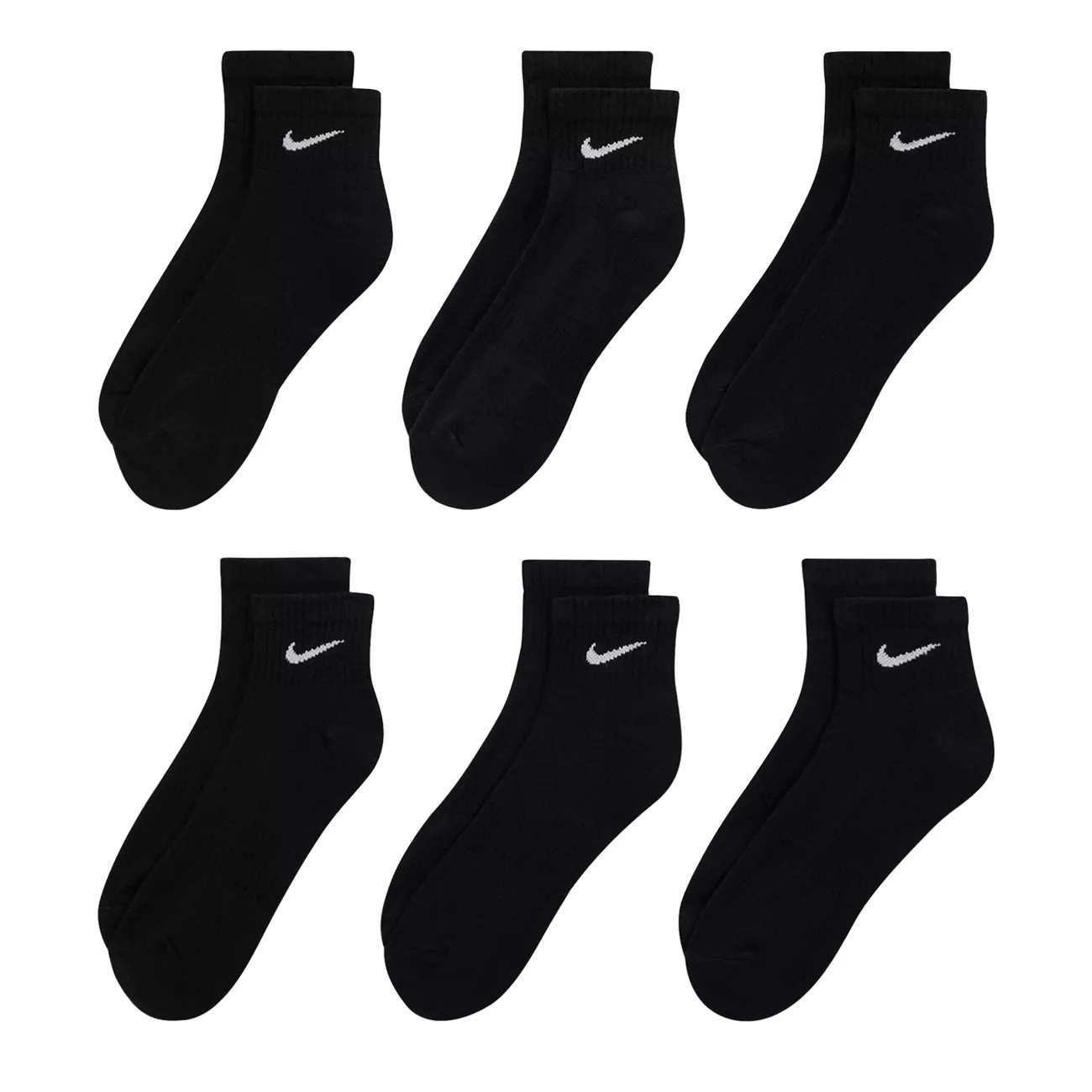 Men's 6-pack Everyday Cushioned Training Ankle Socks