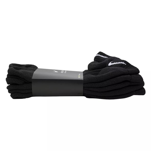 Nike Everyday Cushioned Socks 6 Pack Black White