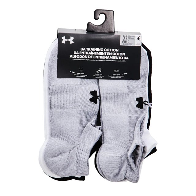 Under Armour Men's Training 6PK No Show Socks DSW Canada