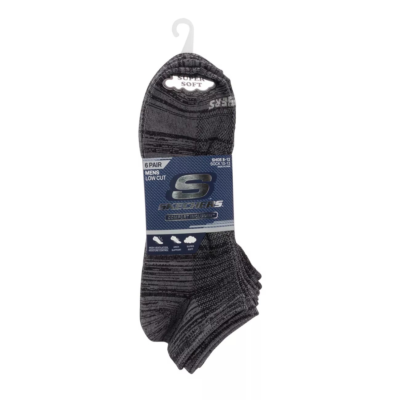 Men's Low Cut Socks - 6 Pack