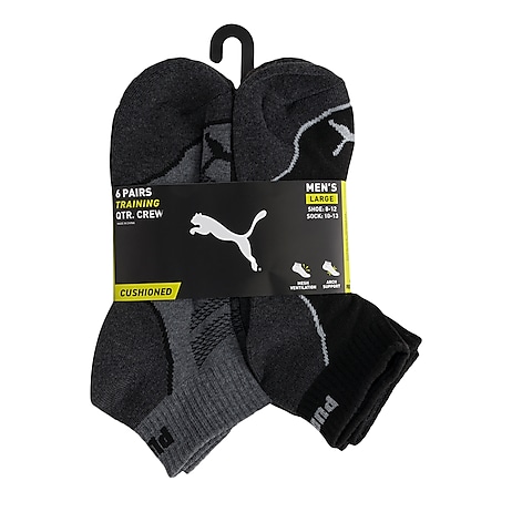 Adidas Men's 6-Pack Cushioned Crew Socks