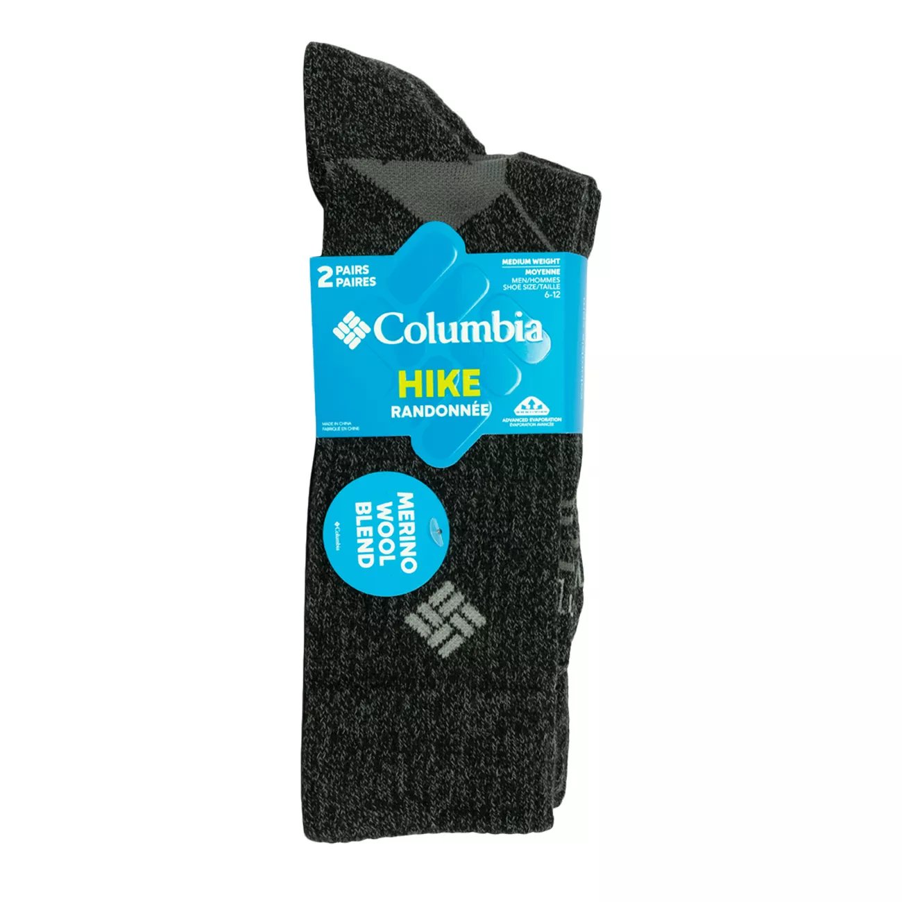 Columbia Men's Hike Crew Socks2 Pack DSW Canada