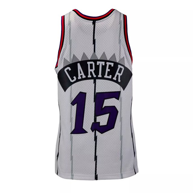 Women's Mitchell and Ness Toronto Raptors NBA Vince Carter Hardwood  Classics Swingman Jersey