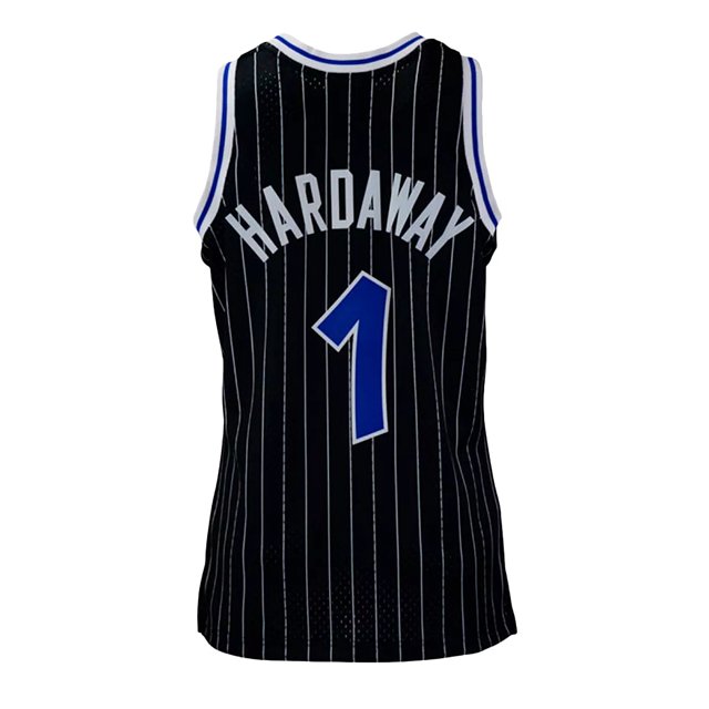 Youth Mitchell & Ness Penny Hardaway Black Orlando Magic Hardwood Classics  Swingman Throwback Jersey