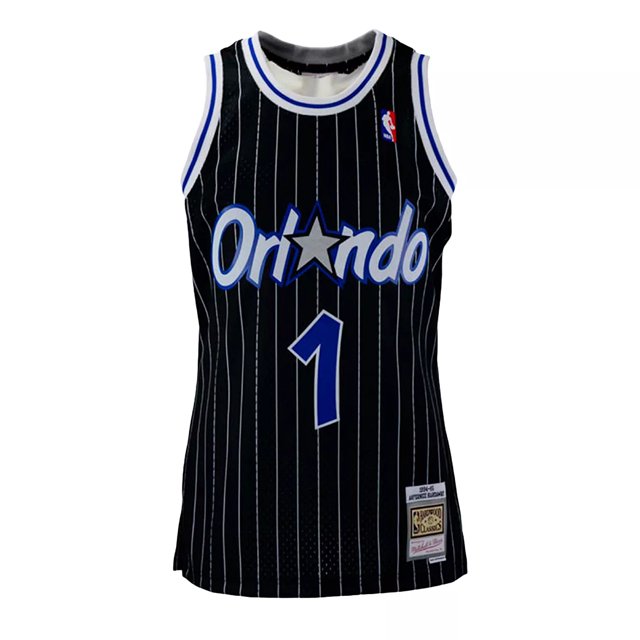 Youth Mitchell & Ness Penny Hardaway Black Orlando Magic Hardwood Classics  Swingman Throwback Jersey